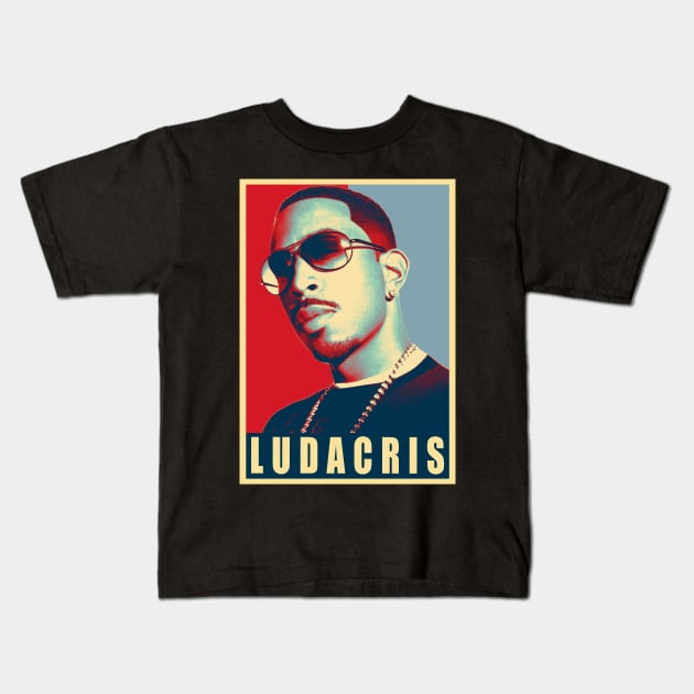 Ludacriss Legacy Elevate Your Style with Exclusive Singer T-Shirts, Where Hip-Hop Meets Fashion Kids T-Shirt by Church Green